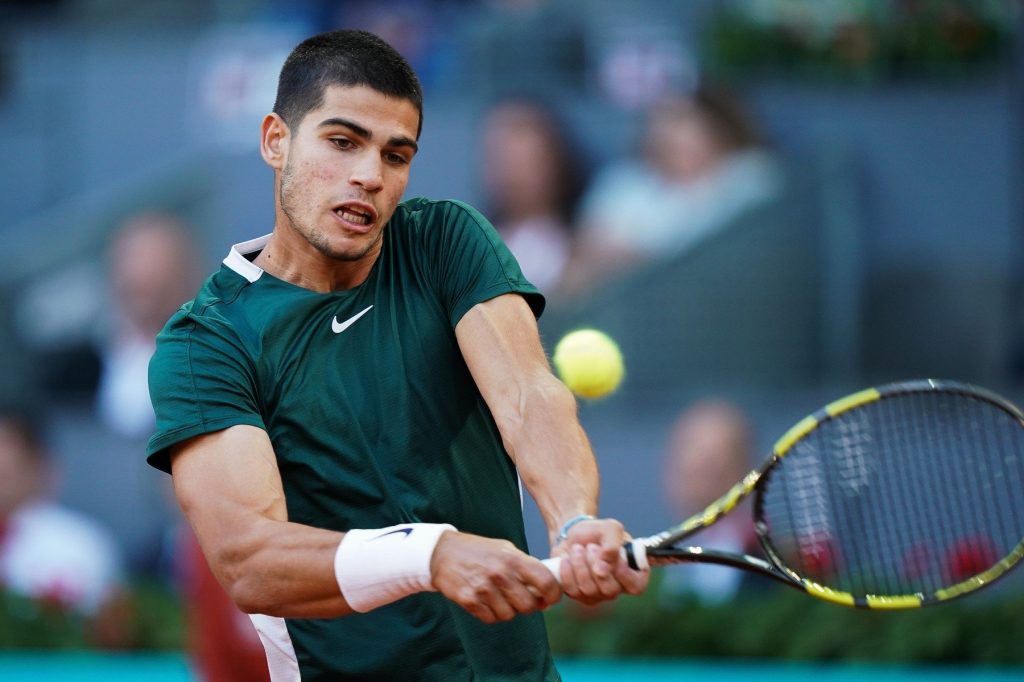 Carlos Alcaraz y Jannik Sinner en las semifinales del torneo ATP de Umag