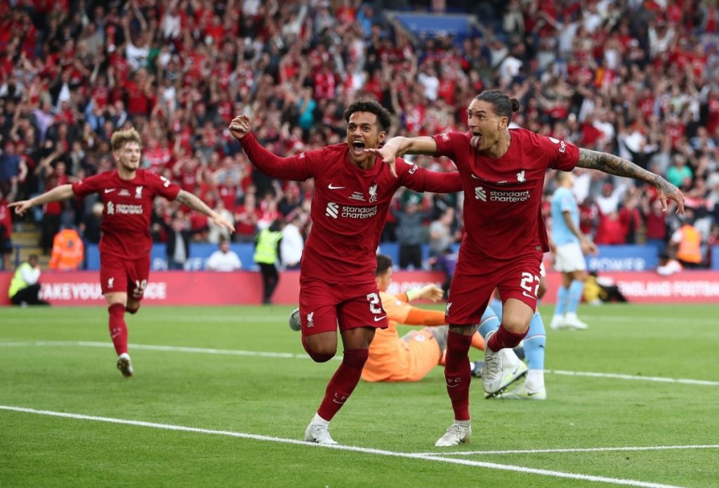 El Liverpool gana la Supercopa de Inglaterra: 3-1 contra el Manchester City