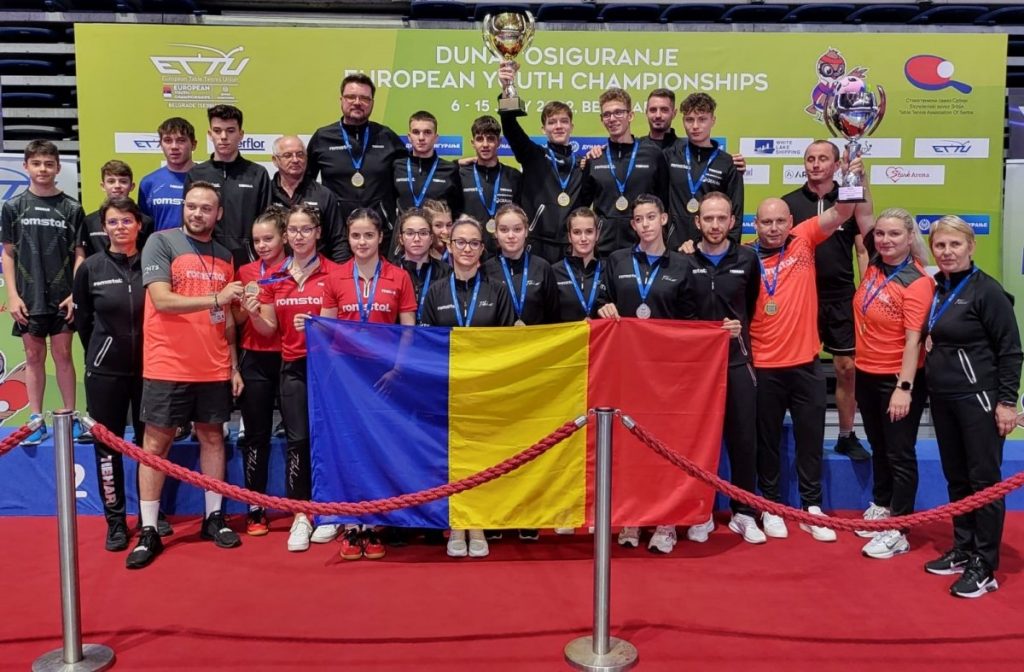 Rumanía regresa con diez medallas de los Campeonatos de Europa de Tenis de Mesa para Cadetes y Juniors