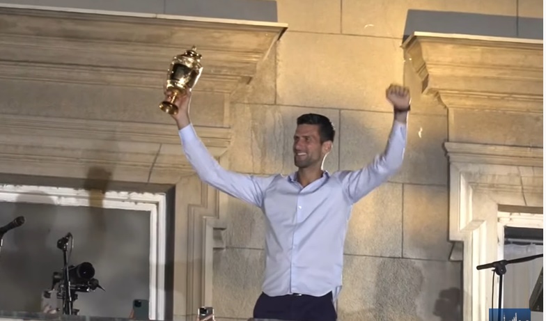 VÍDEO Cómo se recibió a Novak Djokovic en Serbia tras ganar Wimbledon 2022