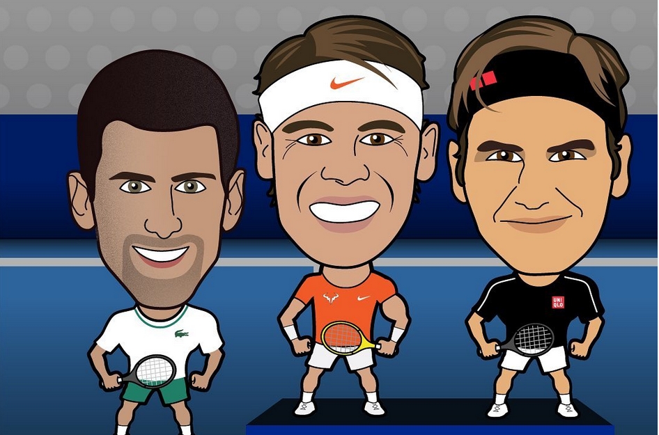 ¿Cómo de espectacular es el dominio de los 3 GRANDES (Federer, Nadal, Djokovic) en el tenis mundial?