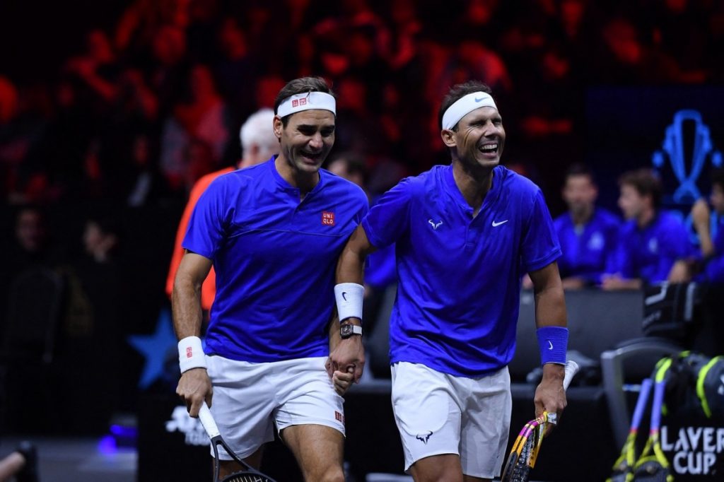 La gran rivalidad Roger Federer – Rafael Nadal, en una foto