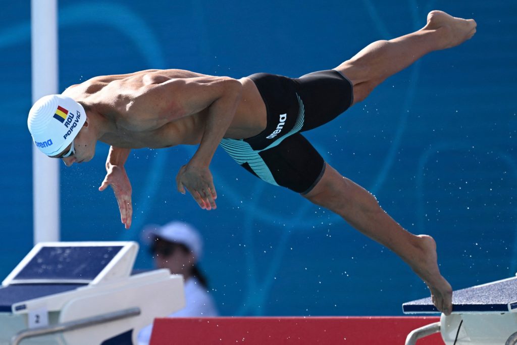 FOTO David Popovici y la increíble forma en que dominó este año la prueba reina de la natación: los 100 metros libres