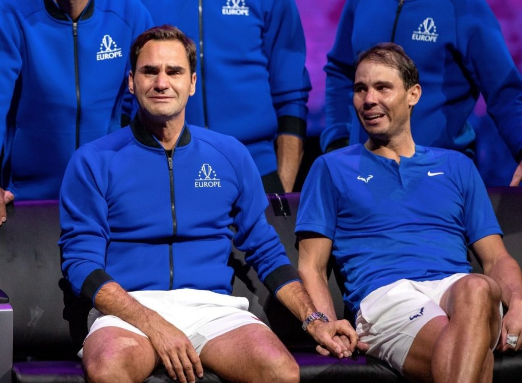 Rafael Nadal explica con lágrimas la retirada de su rival Roger Federer