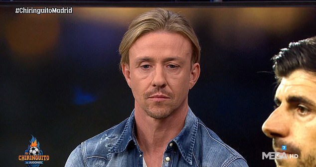 Guti, leyenda del Real Madrid, se sienta en silencio en un programa de televisión tras la eliminación de la Liga de Campeones