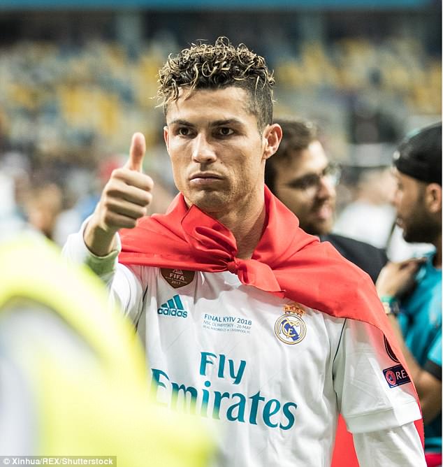 Los espectadores de la final de la Liga de Campeones, perplejos ante el nuevo peinado de Ronaldo
