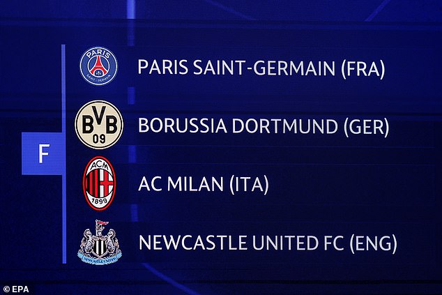 SORTEO DE LA CHAMPIONS LEAGUE: El Newcastle se enfrenta al grupo de la muerte en su regreso a la máxima competición europea, mientras que el Manchester United se enfrenta al Bayern de Múnich, el Arsenal tiene suerte y el City vuelve a medirse al Leipzig.